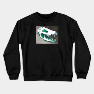 Genderqueer Opossum Skull Crewneck Sweatshirt